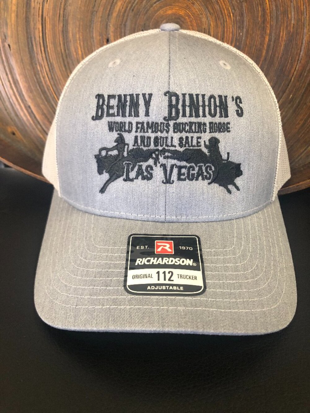 Benny Binion’s Bucking Horse and Bull Sale Trucker Hat – Richardson 112 – New